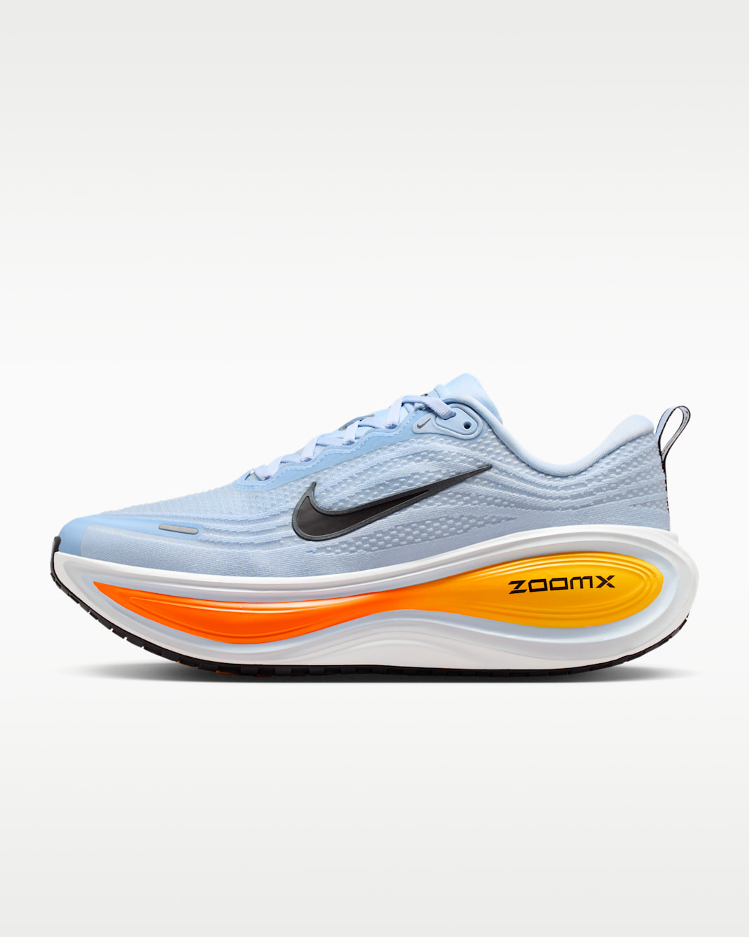 Nike Vomero Plus Men's Road Running Shoes (Extra Wide) - Hydrogen Blue/White/Total Orange/Black