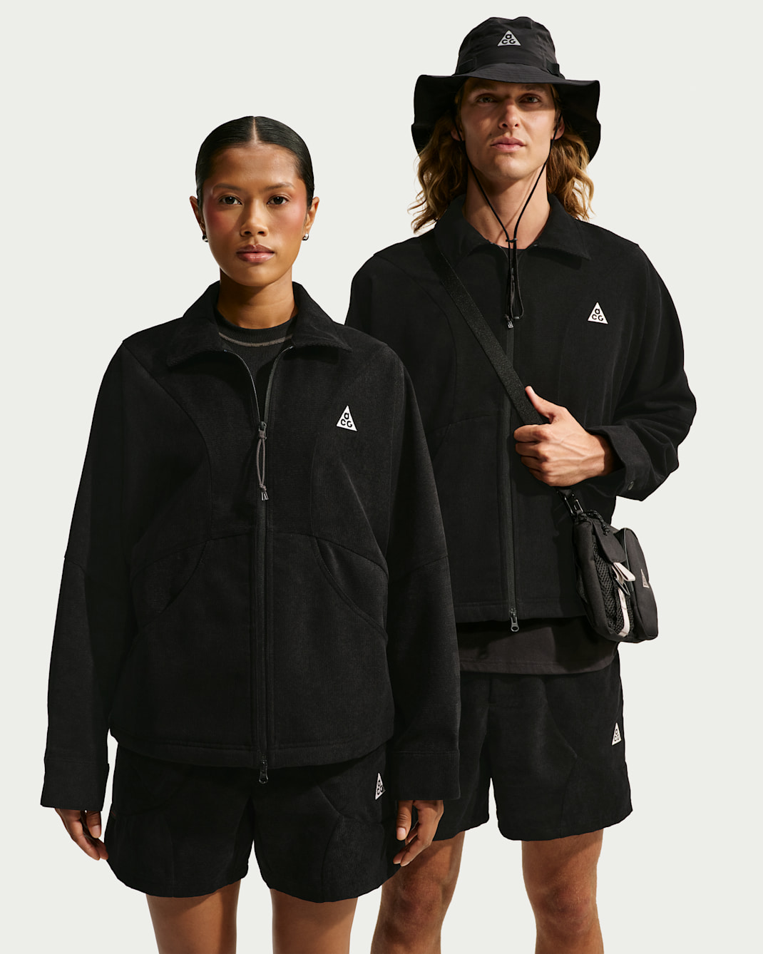 ACG 'Dolomiti' Corduroy Shorts - Black/Black/Summit White