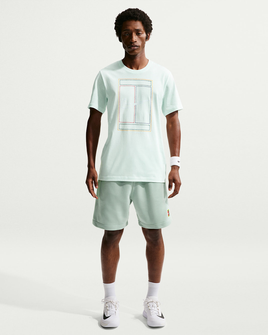 NikeCourt Heritage Men's Dri-FIT Fleece Tennis Shorts - Steam