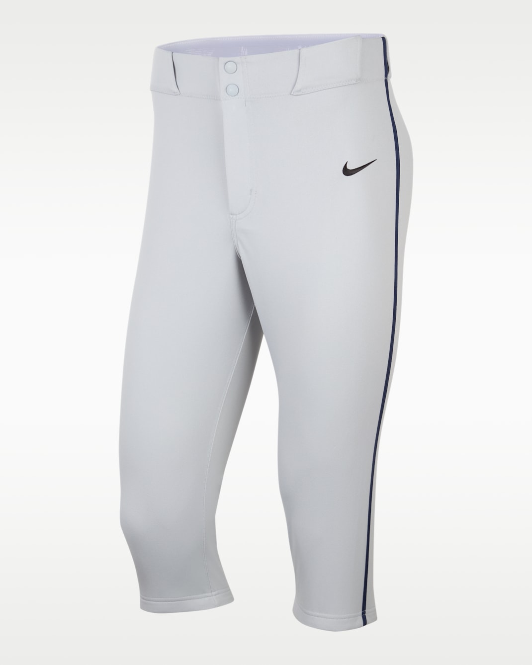Nike Vapor Select 2 Men's High Piped Baseball Pants - Wolf Grey/Midnight Navy/Black