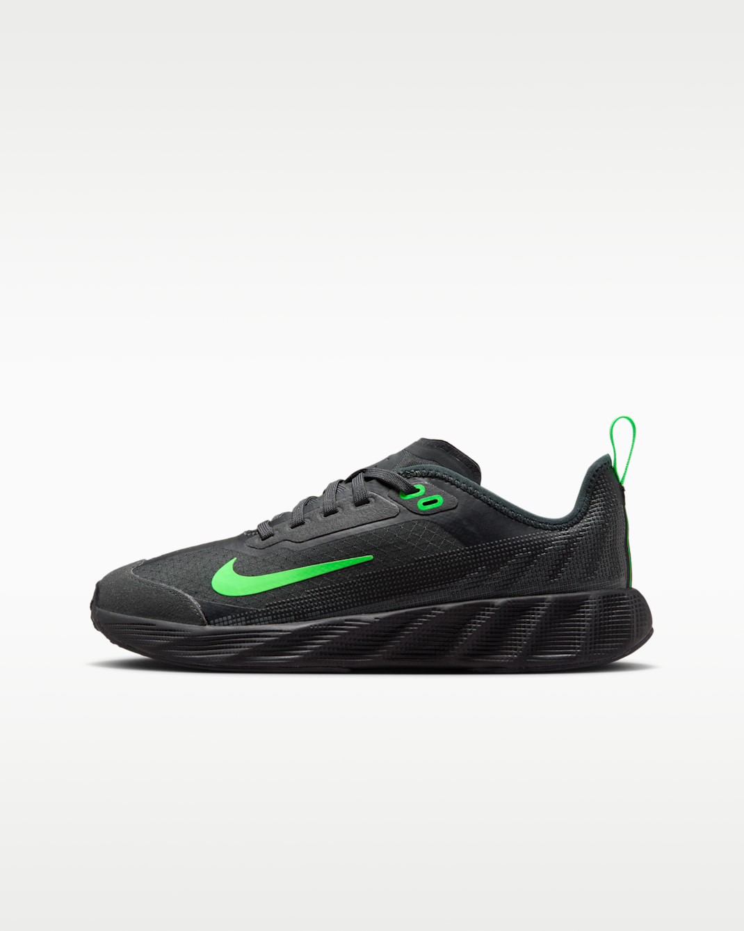 Nike Ava X Older Kids' Shoes - Dark Smoke Grey/Black/Smoke Grey/Green Strike
