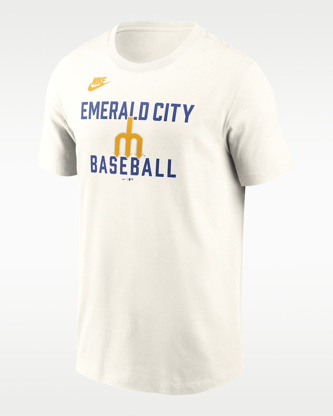 Seattle Mariners Cooperstown '70s Inspired Men's Nike MLB T-Shirt - Cream