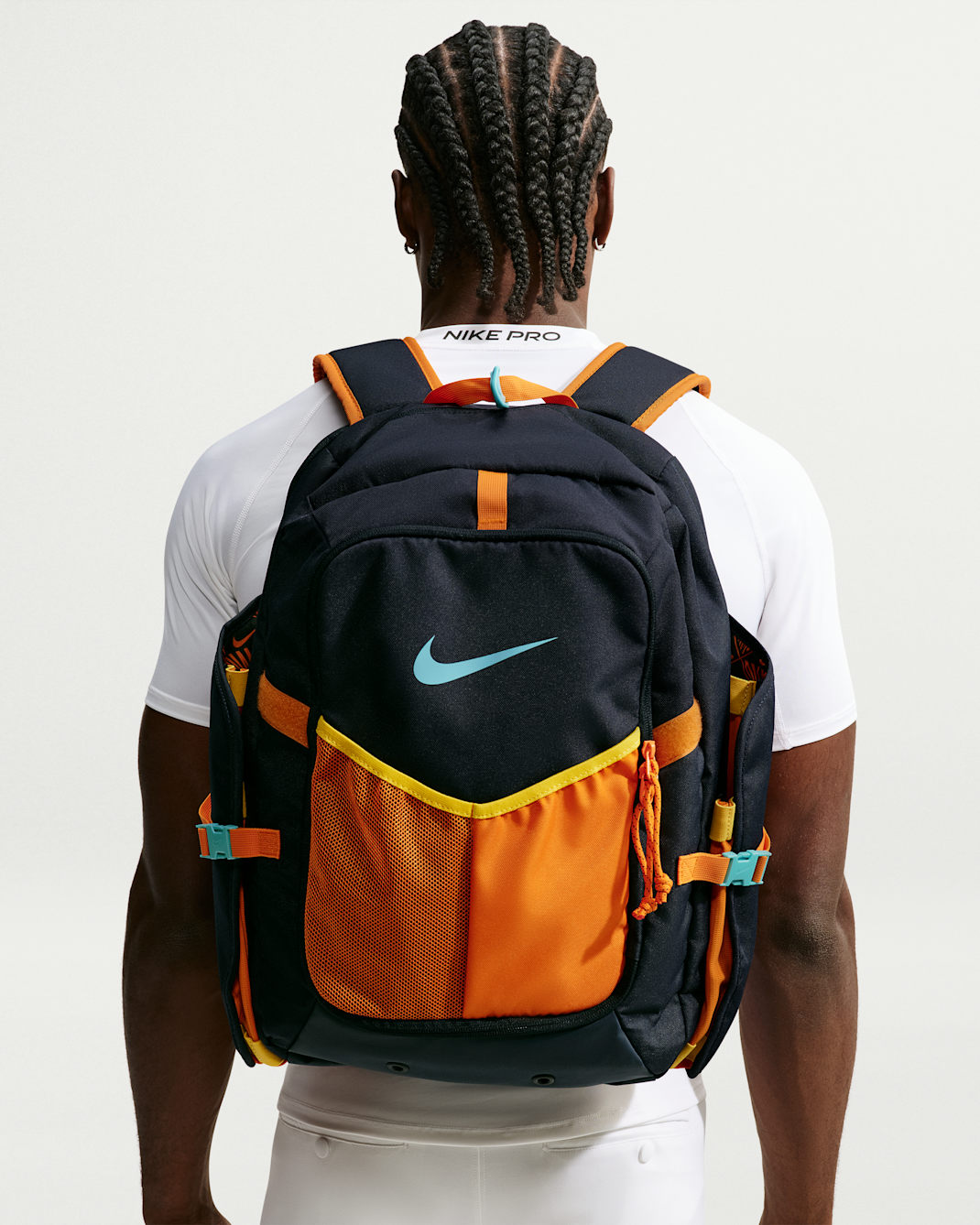 Nike Diamond Select Bat Pack (31L) - Dark Obsidian/Magma Orange