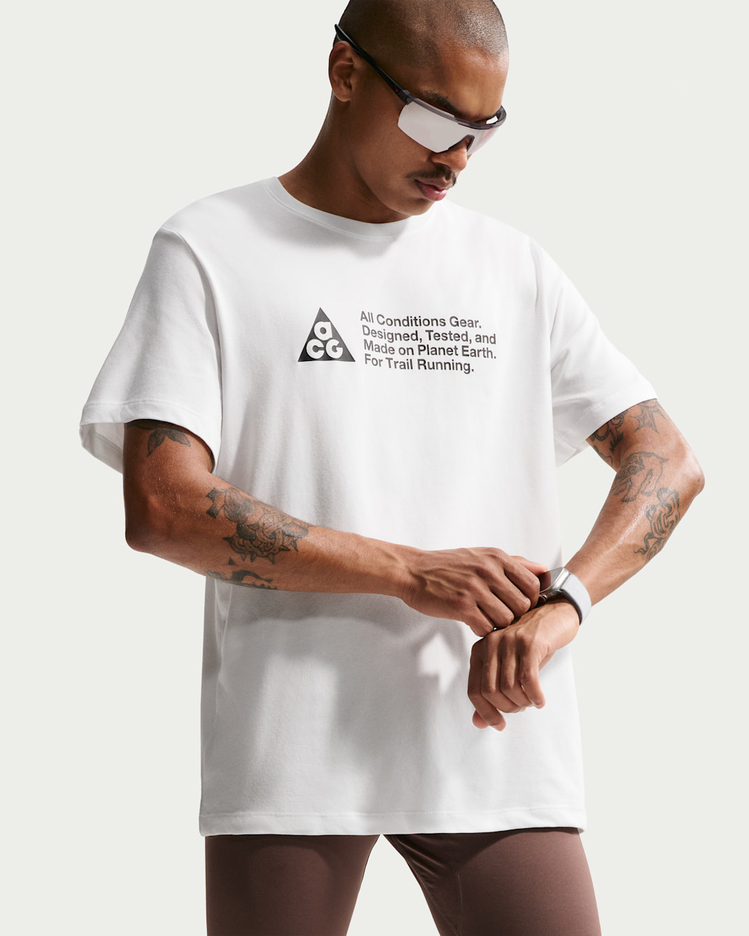 T-shirt de trail Dri-FIT Nike ACG pour homme - Summit White