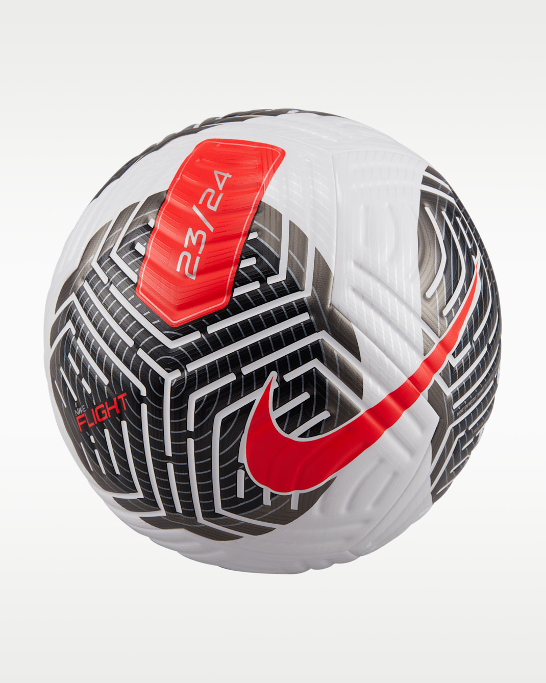 Balón de fútbol Nike Flight - Blanco/Negro/Carmesí brillante