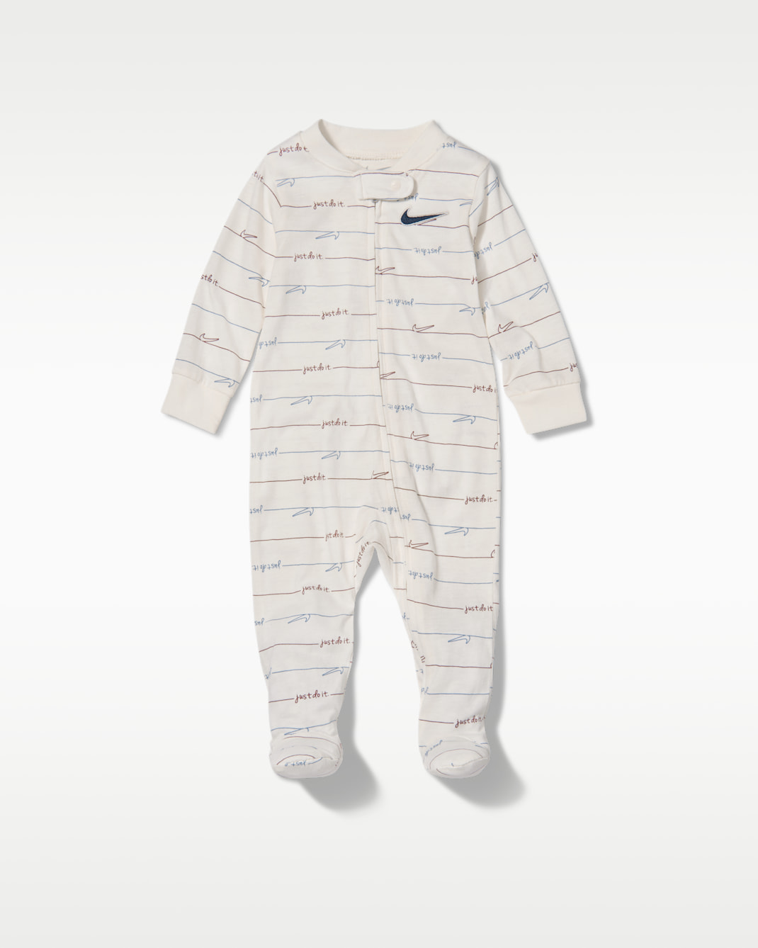 Nike Ready, Set, Grow! Baby (0-9M) Footed Coverall - Pale Ivory