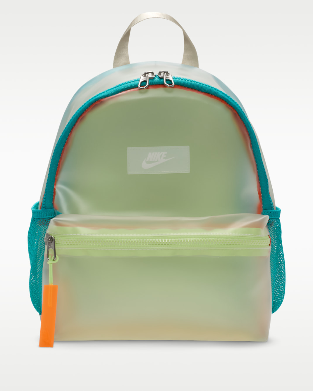 Nike Brasilia JDI Mini Backpack (11L) - Clear/Light Bone/White