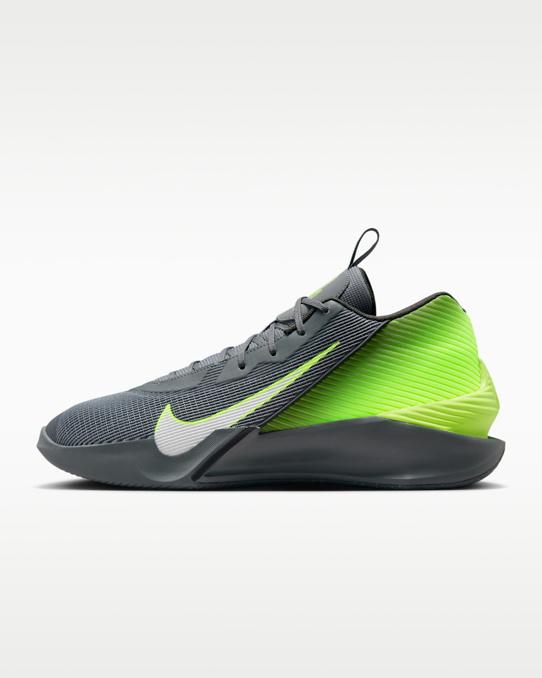 Chaussure de basket Nike G.T. Jump Academy - Smoke Grey/Dark Smoke Grey/Volt/Blanc