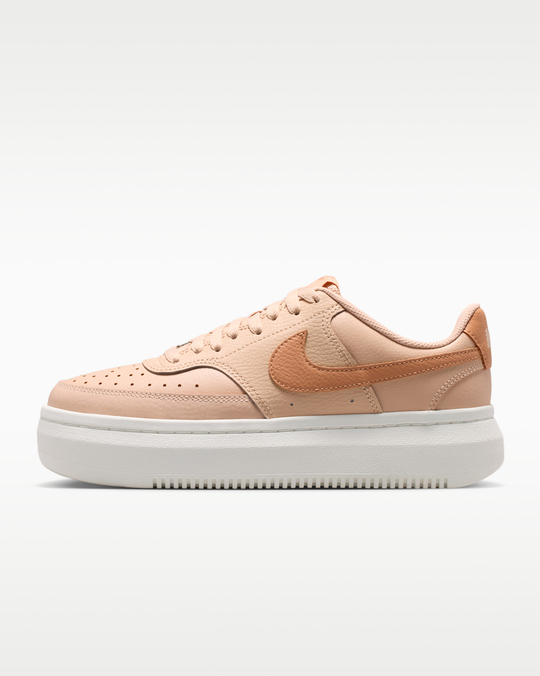Scarpa Nike Court Vision Alta – Donna - Shimmer/Sail/Light Cognac