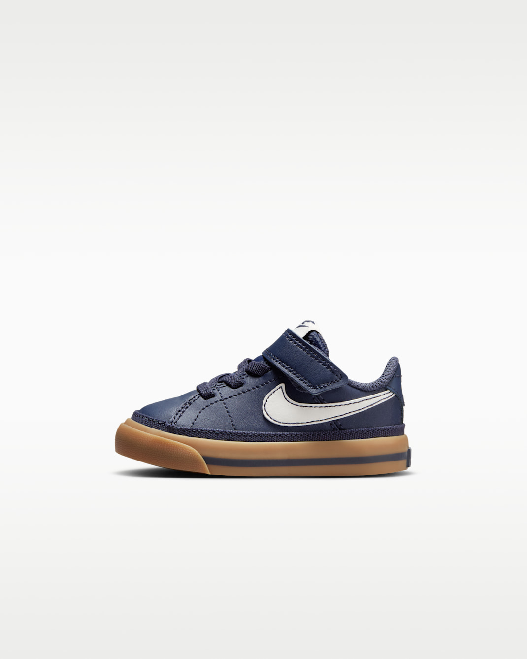 Tenis para bebé e infantiles Nike Court Legacy - Trueno azul/Marrón claro goma/Vela