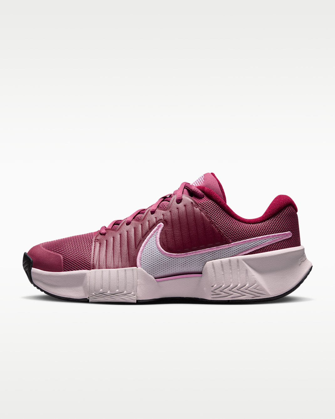 Nike Zoom GP Challenge Pro 女款硬地球場網球鞋 - Team Red/Vast Grey/黑色/白色