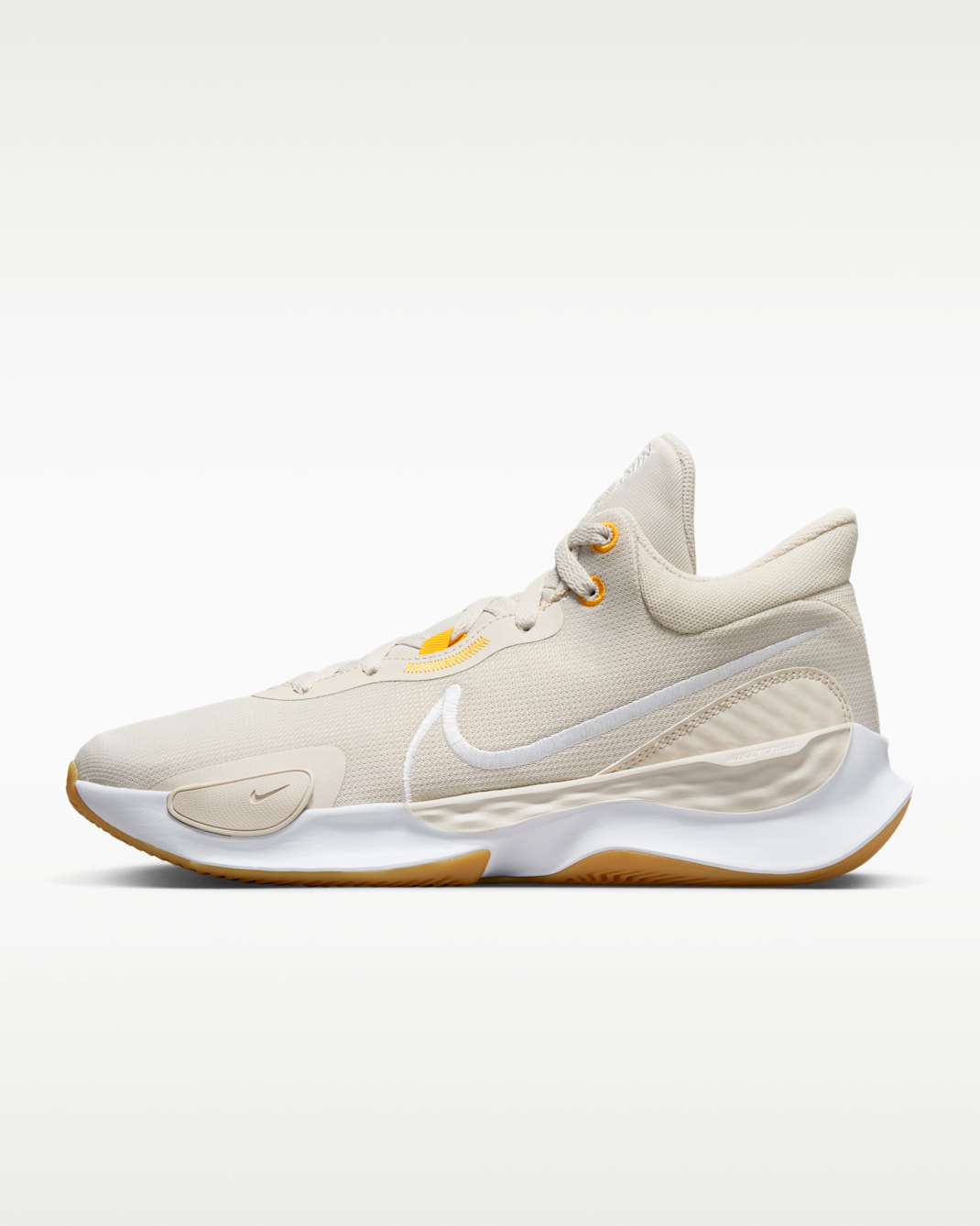 Nike Elevate 3 Basketball Shoes - Phantom/Light Orewood Brown/University Gold/White