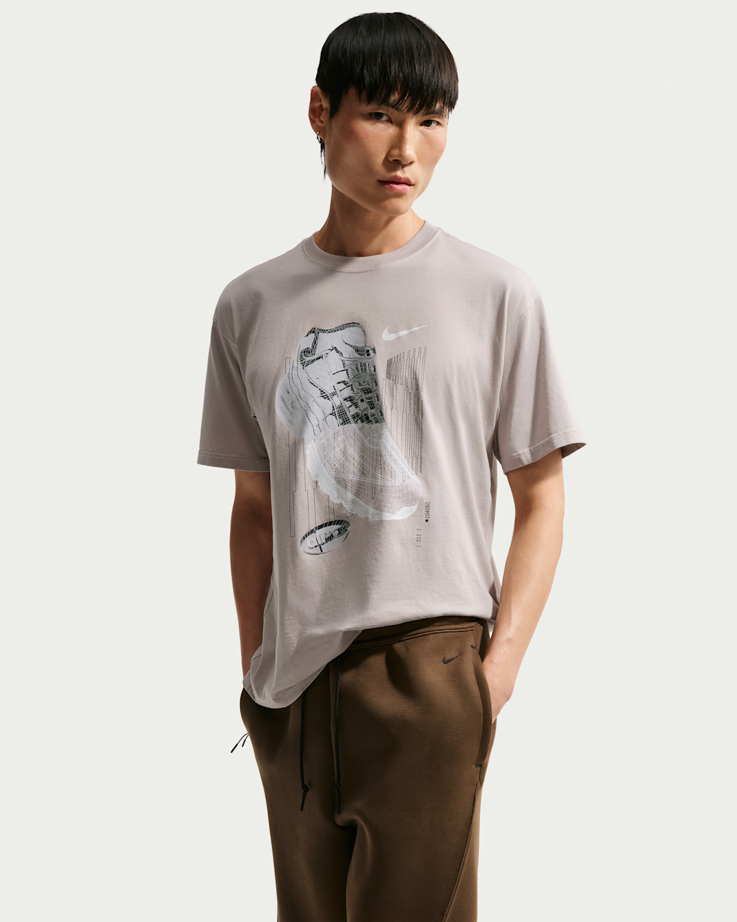 ナイキ "City Pack" メンズ Tシャツ - カレッジグレー/オフホワイト/オフホワイト