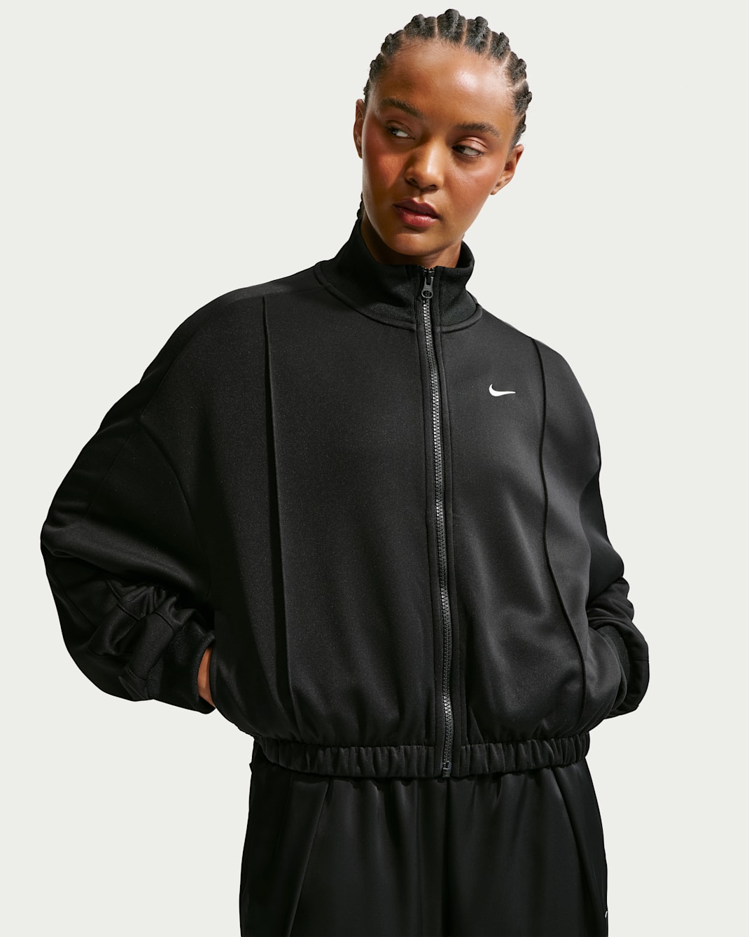 Nike Sportswear Women's Track Jacket - Black/Black/Chalk