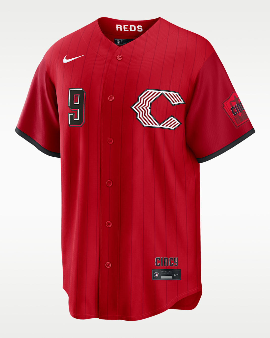 Matt McLain Cincinnati Reds City Connect Men's Nike MLB Stadium Jersey - Red