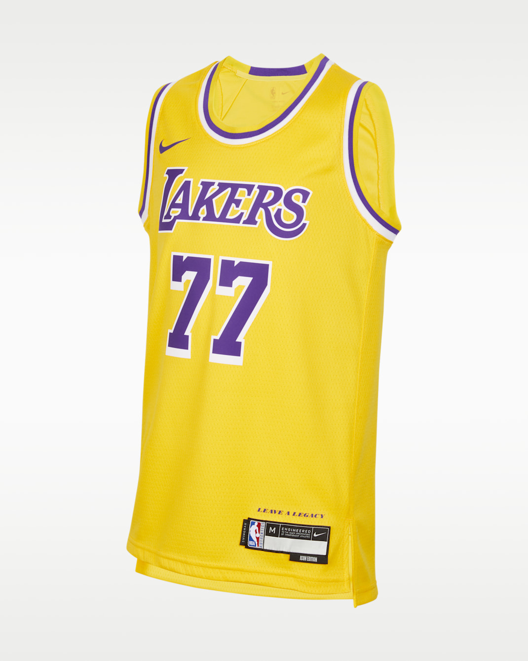 Luka Dončić Los Angeles Lakers 2024/25 Icon Edition Nike NBA Replika-Trikot (ältere Kinder, Jungen) - Amarillo