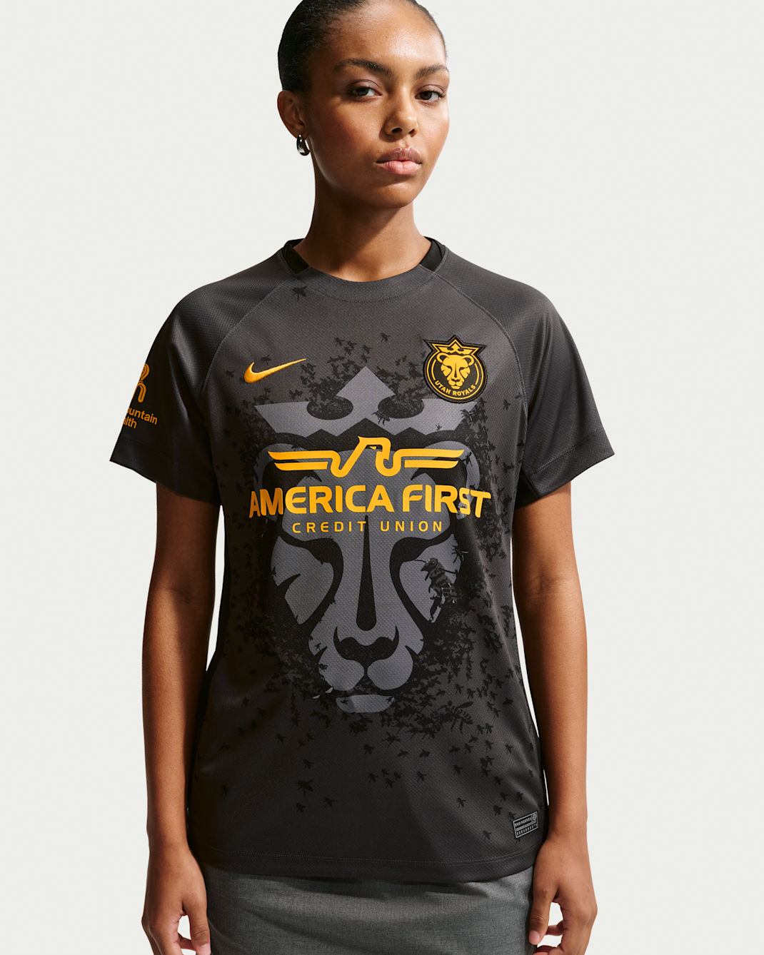 Utah Royals Stadium Away Women's Nike Dri-FIT NWSL Replica Jersey - Anthracite