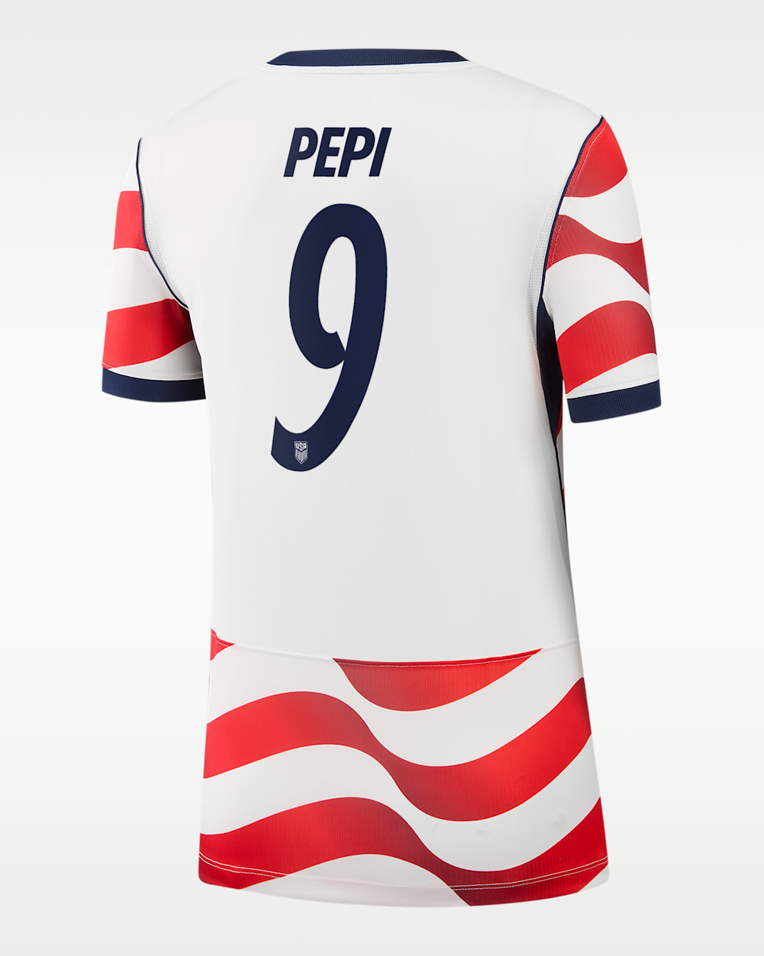 Ricardo Pepi USMNT 2026 Stadium Home Women's Nike Dri-FIT Soccer Jersey - White