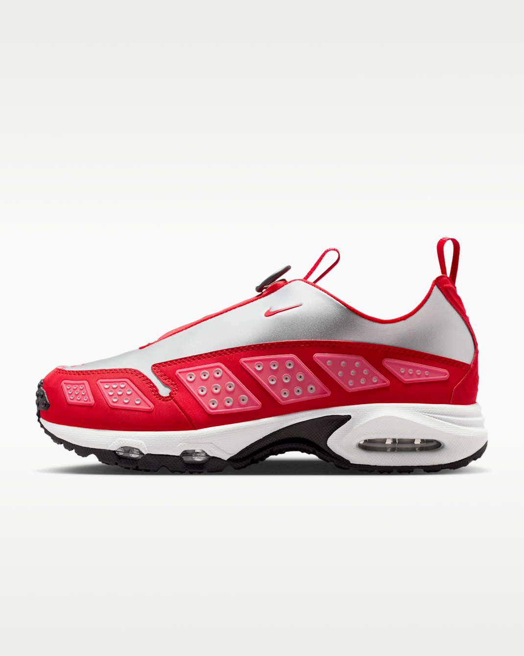Nike Air Max SNDR Schuh (Damen) - Silber/Fusion Red/Photon Dust/University Red