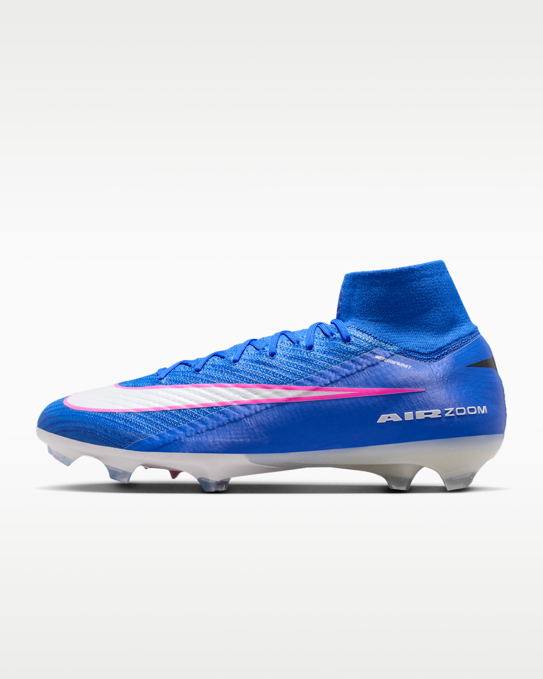 Kotníkové kopačky Nike Mercurial Superfly 10 Elite FG - Racer Blue/Bílá