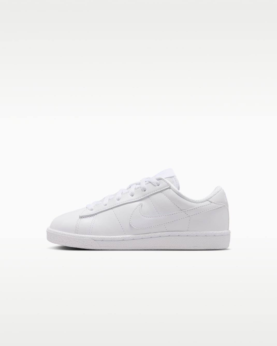 Nike Tennis Classic Younger Kids' Shoes - White/White/White