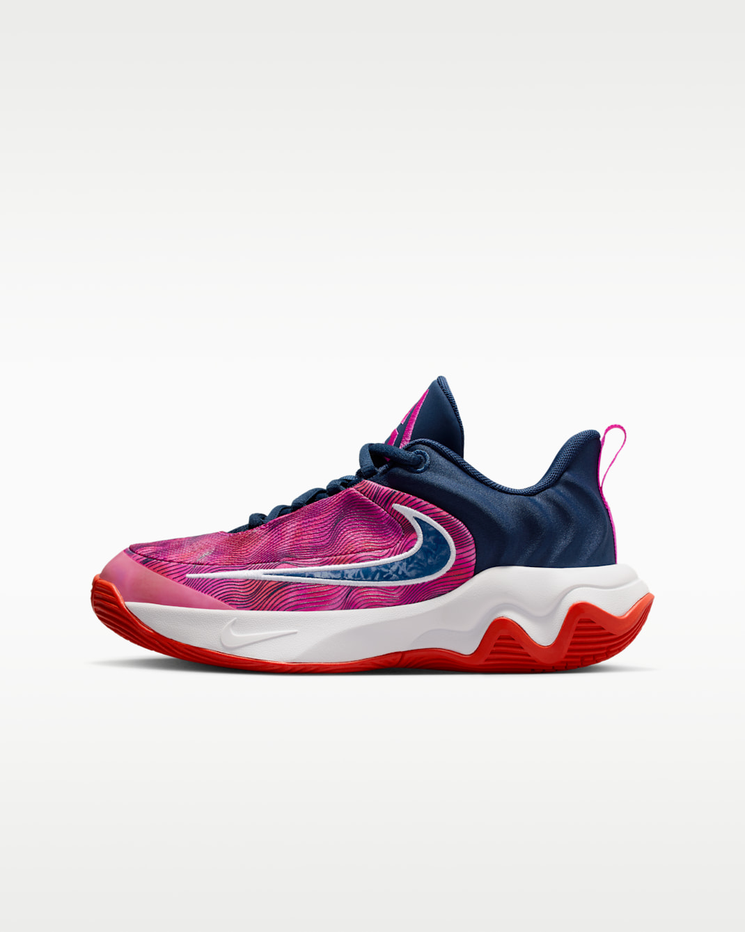 Giannis Immortality 4 SE Big Kids' Basketball Shoes - Picante Red/Fire Pink/Silt Red/Midnight Navy