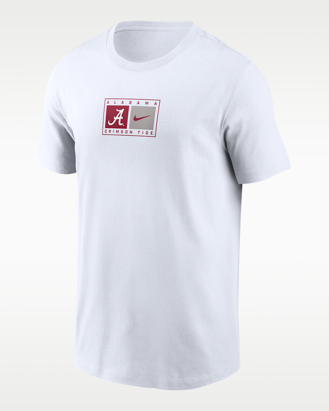 Alabama Campus Logo Swoosh Men's Nike College T-Shirt - White