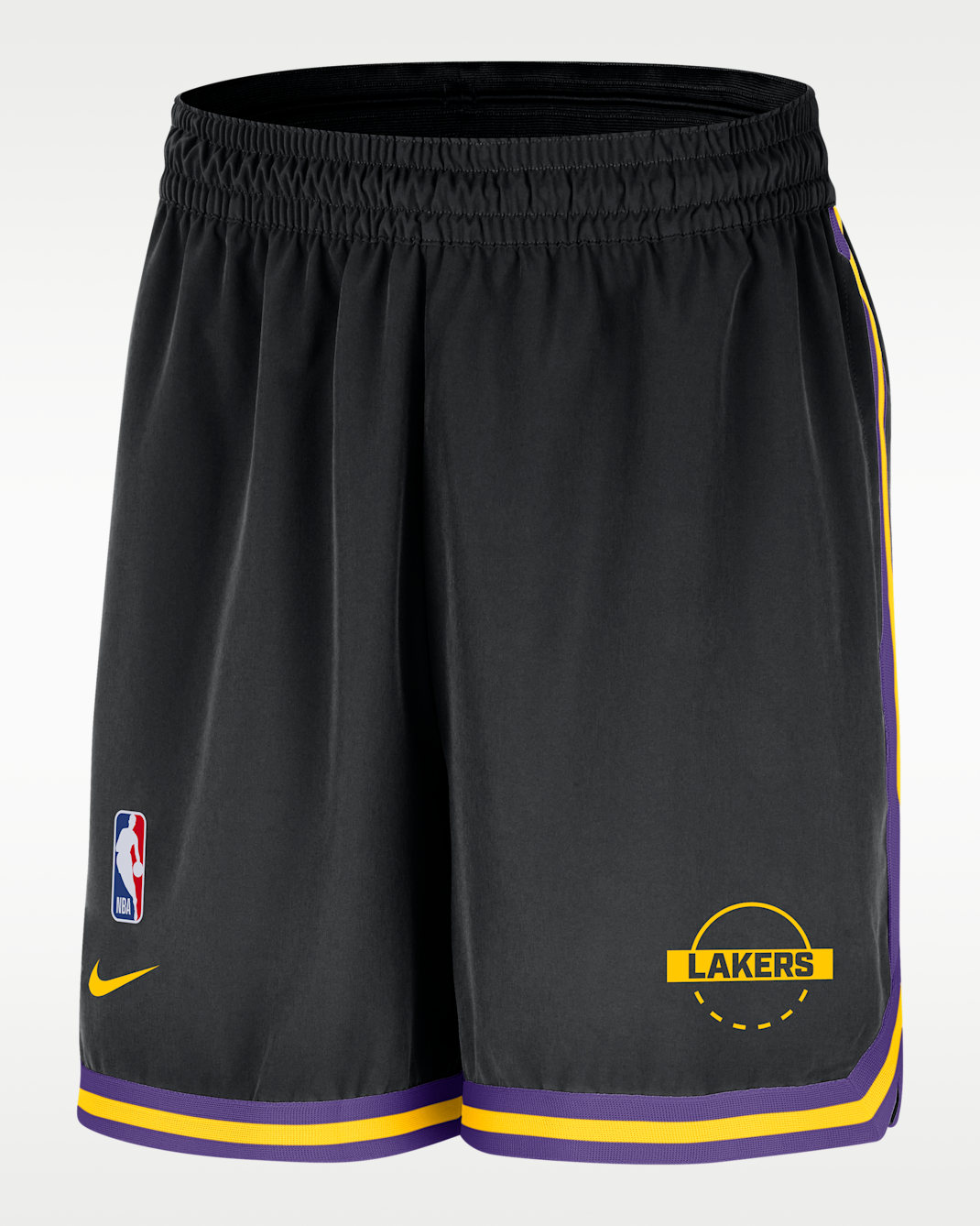 Los Angeles Lakers DNA Men's Nike Dri-FIT NBA 15cm (approx.) UV Woven Shorts - Black/Field Purple/Amarillo/Amarillo