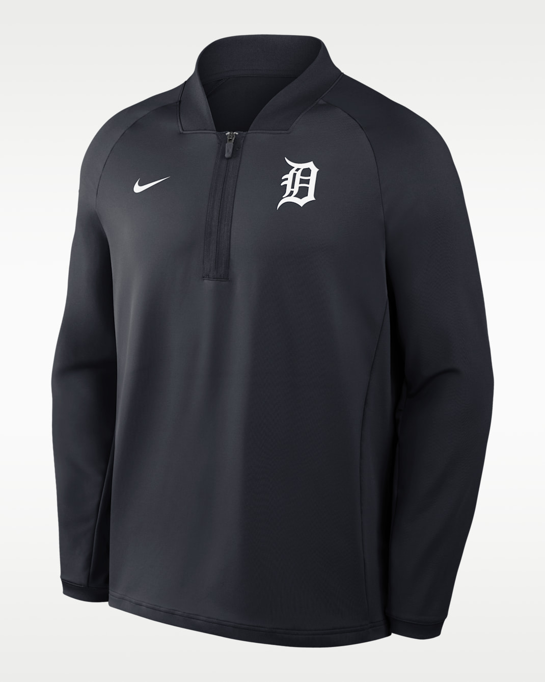 Detroit Tigers Authentic Collection Men's Nike Dri-FIT MLB 1/2-Zip Long-Sleeve Top - Navy