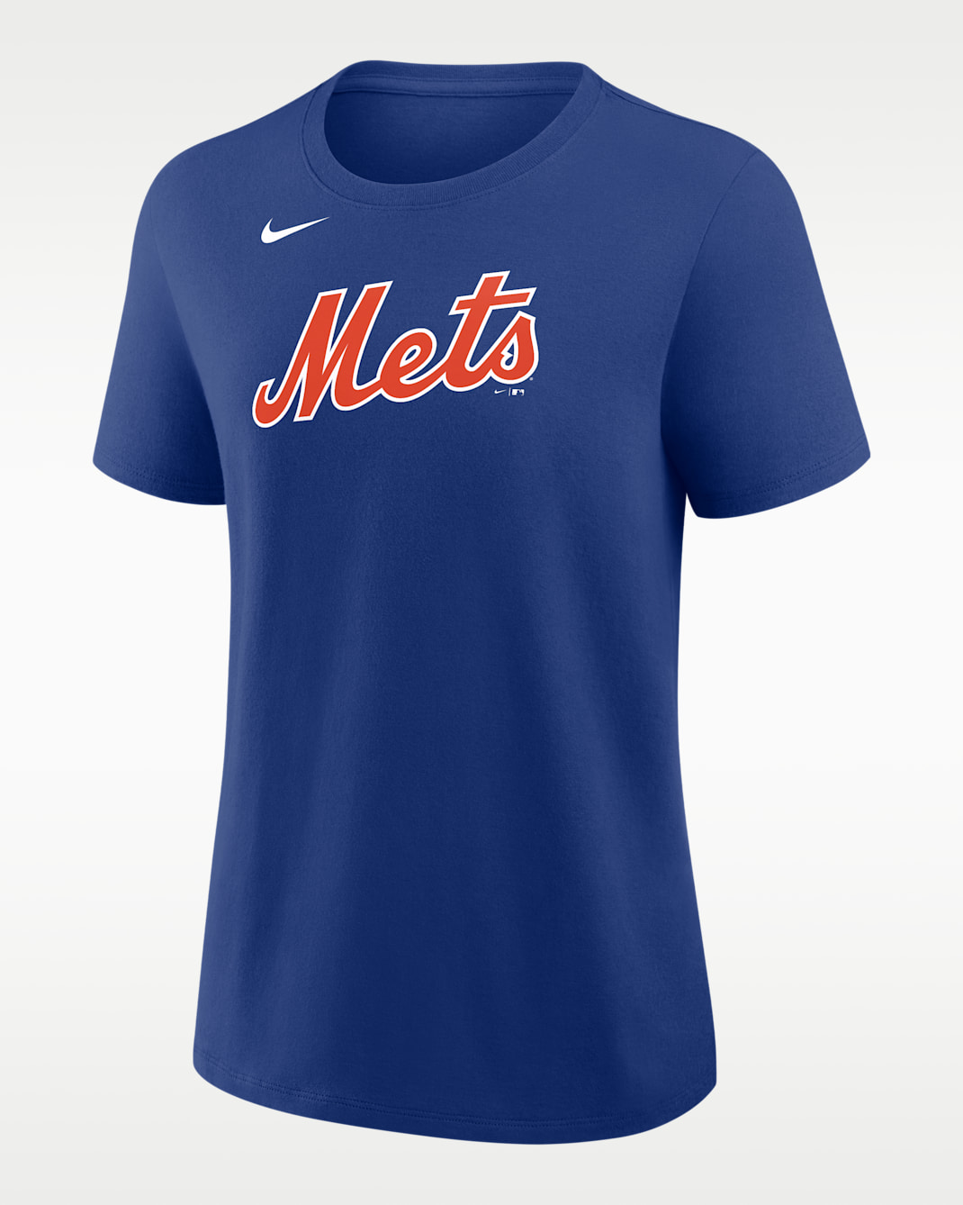 New York Mets Wordmark Women's Nike MLB T-Shirt - Rush Blue