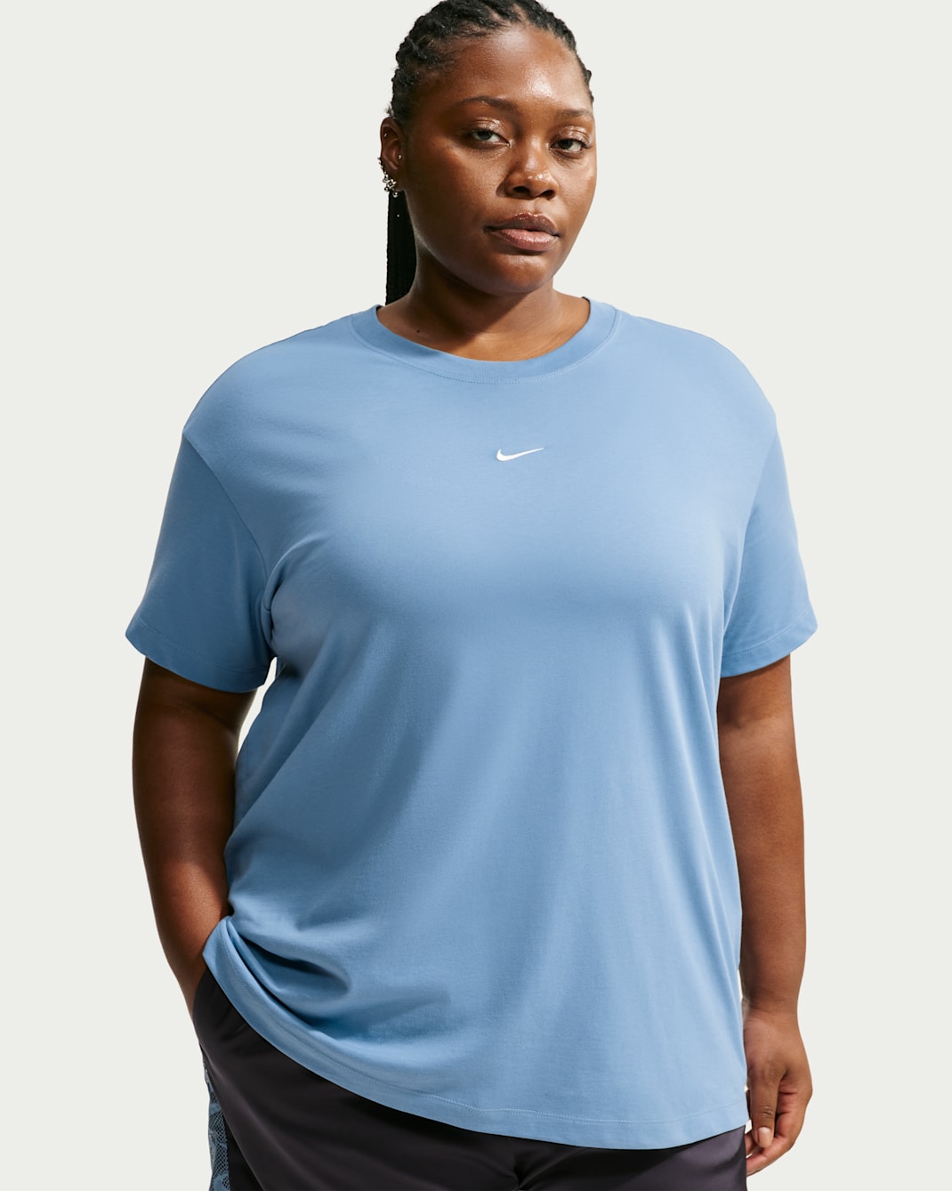 Nike Sportswear Classic Women's Oversized Short-Sleeve T-Shirt (Plus Size) - Work Blue