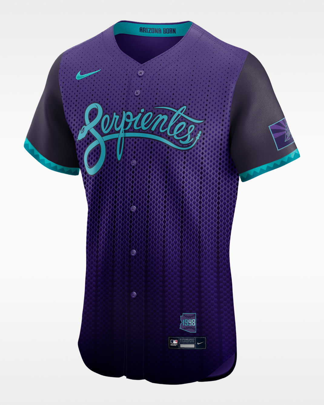 Arizona Diamondbacks City Connect Men's Nike Dri-FIT ADV MLB Elite Jersey - Purple