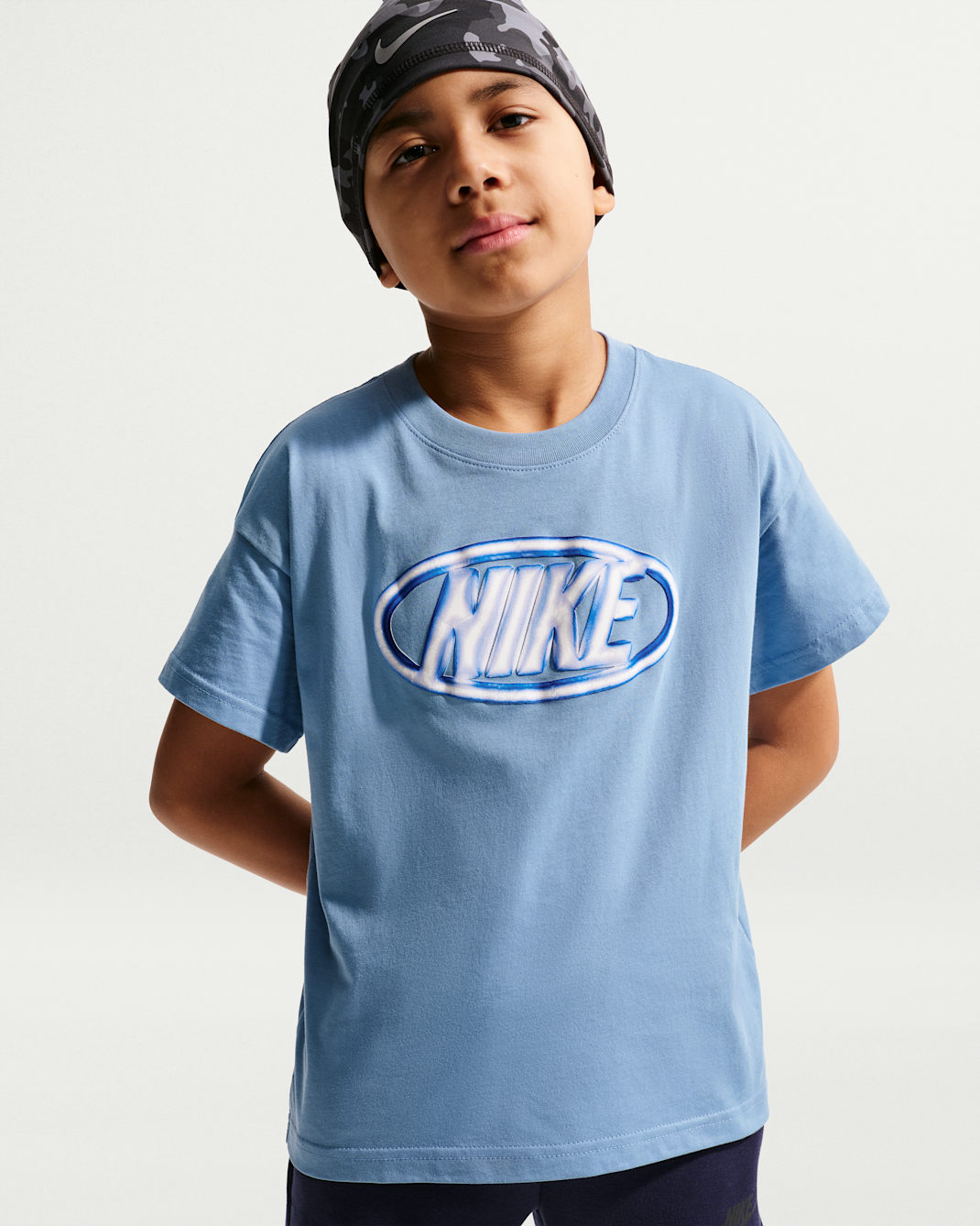 Nike Sportswear Big Kids' Max90 T-Shirt - Work Blue