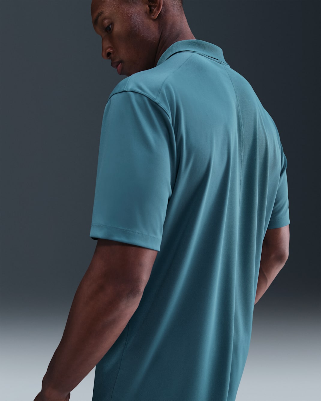 Nike Dri-FIT Victory Men's Golf Polo - Smokey Blue/Mint Foam