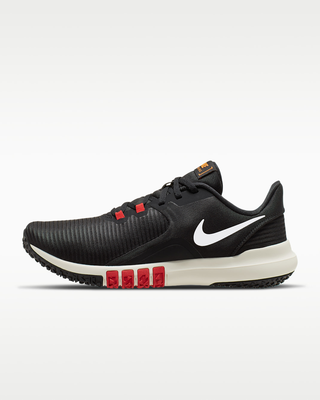 Tenis de entrenamiento para hombre Nike Flex Control 4 - Negro/Rojo universitario/Naranja total/Vuelo