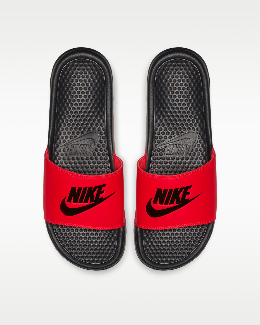 Nike Benassi JDI Men's Slides - Red Orbit/Anthracite/Black