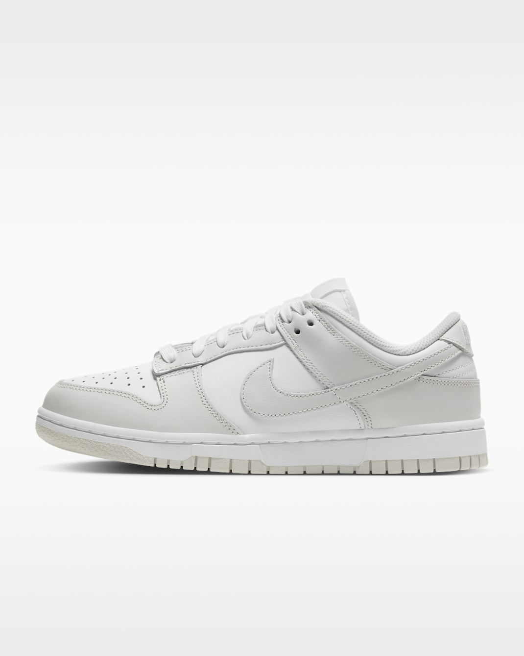 Tenis para mujer Nike Dunk Low - Blanco/Blanco/Polvo fotón