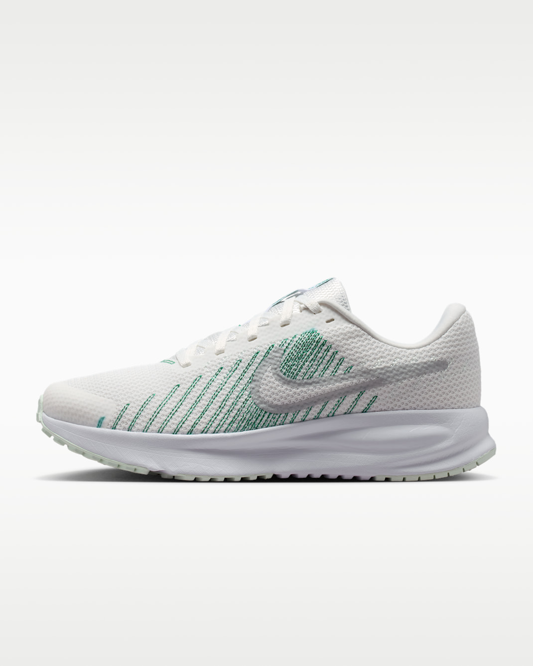 Nike Run Defy Women's Road Running Shoes - Summit White/White/Malachite/Metallic Silver