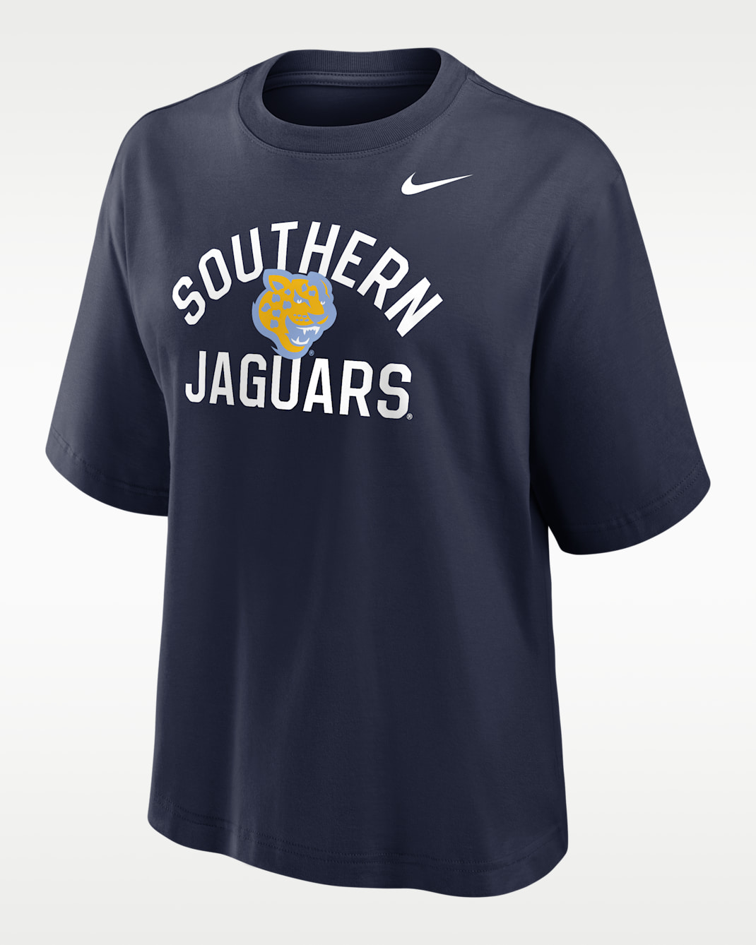 Nike College (Siouthern University and A&M) Women's Boxy T-Shirt - Navy