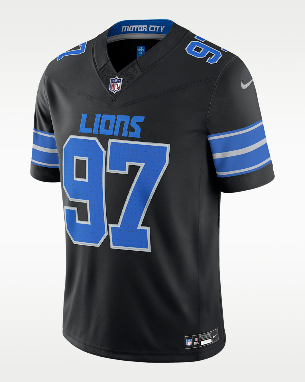 Aidan Hutchinson Detroit Lions Men's Nike Dri-FIT NFL Limited Jersey - Black
