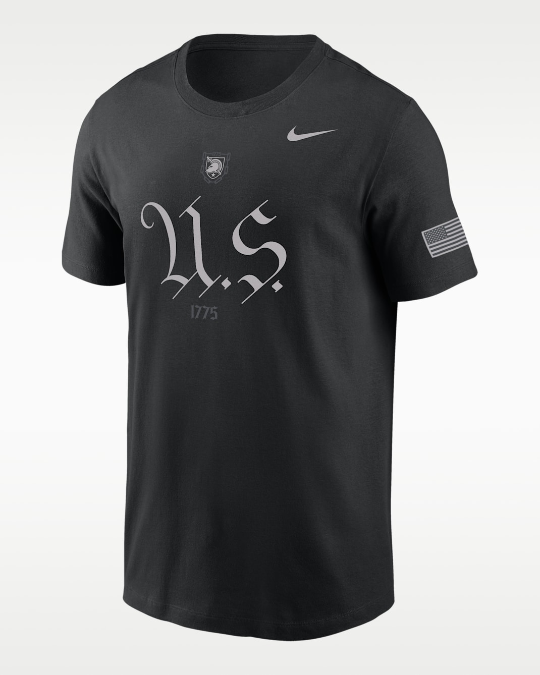 Playera universitaria para hombre Nike Dri-FIT Army Rivalry - Negro