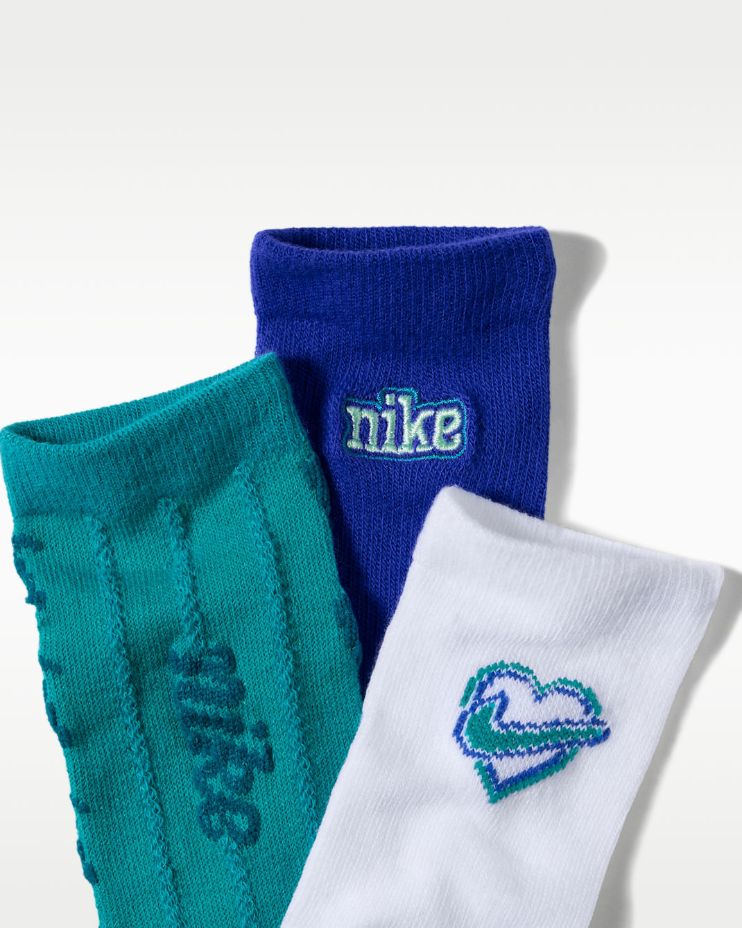 Nike Juxta-Girl Kids' Crew Socks (3 Pairs)
