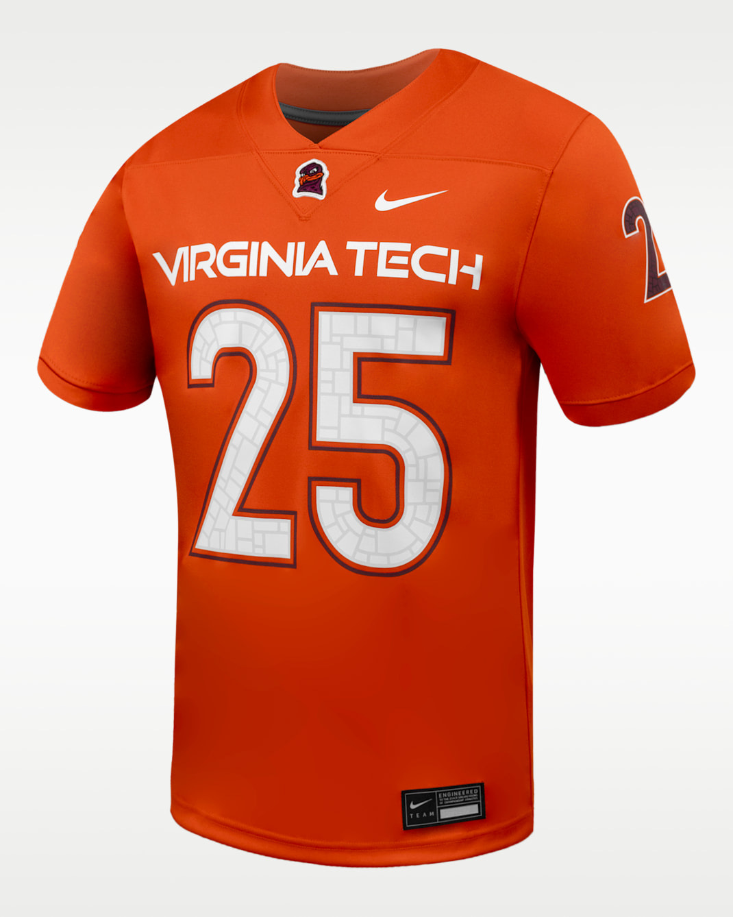 Virginia Tech Men's Nike College Untouchable Game Jersey - University Orange