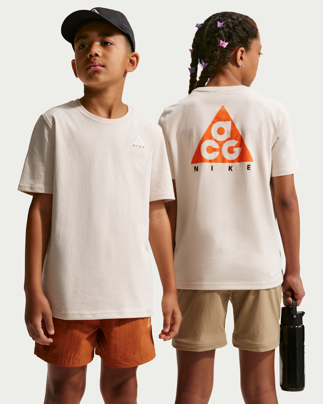 Playera jersey para niños talla grande ACG - Marrón verdoso claro