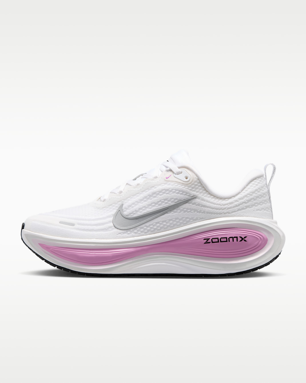 Nike Vomero Plus Women's Road Running Shoes - White/Bleached Lilac/Summit White/Metallic Silver