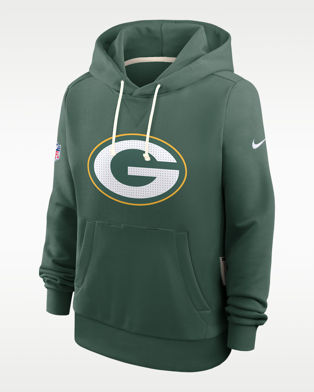 Green Bay Packers Sideline Women's Nike Dri-FIT NFL Pullover Hoodie - Green