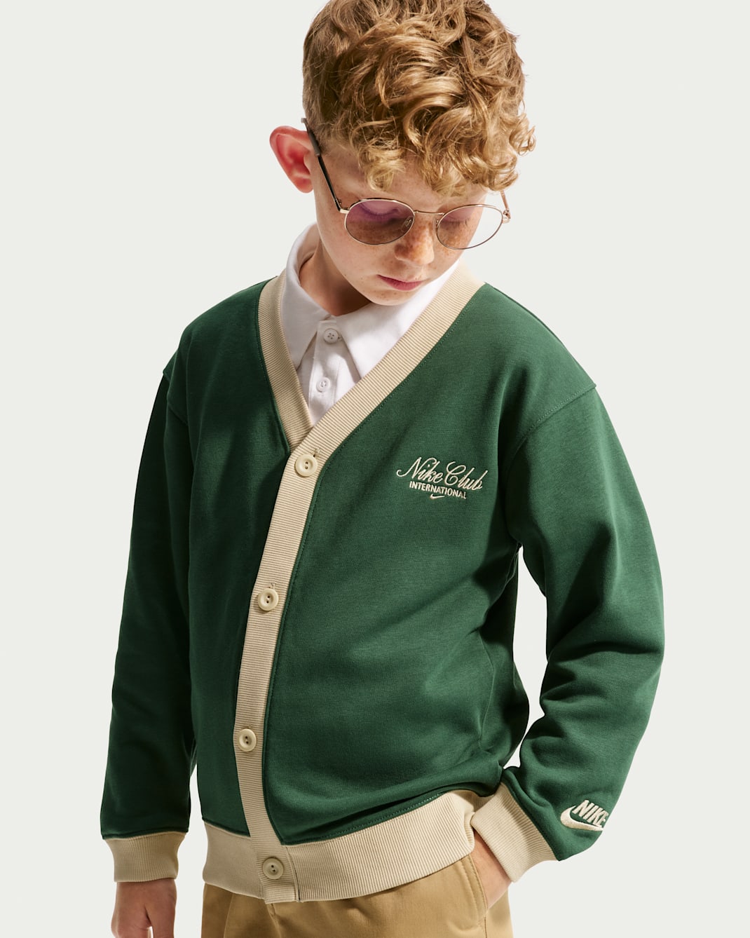 Nike Sportswear Club Big Kids' Cardigan
