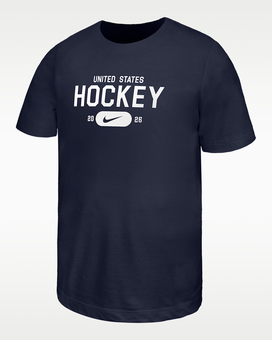 Nike USA Olympic Team 2026 Big Kids' Cotton T-Shirt - College Navy