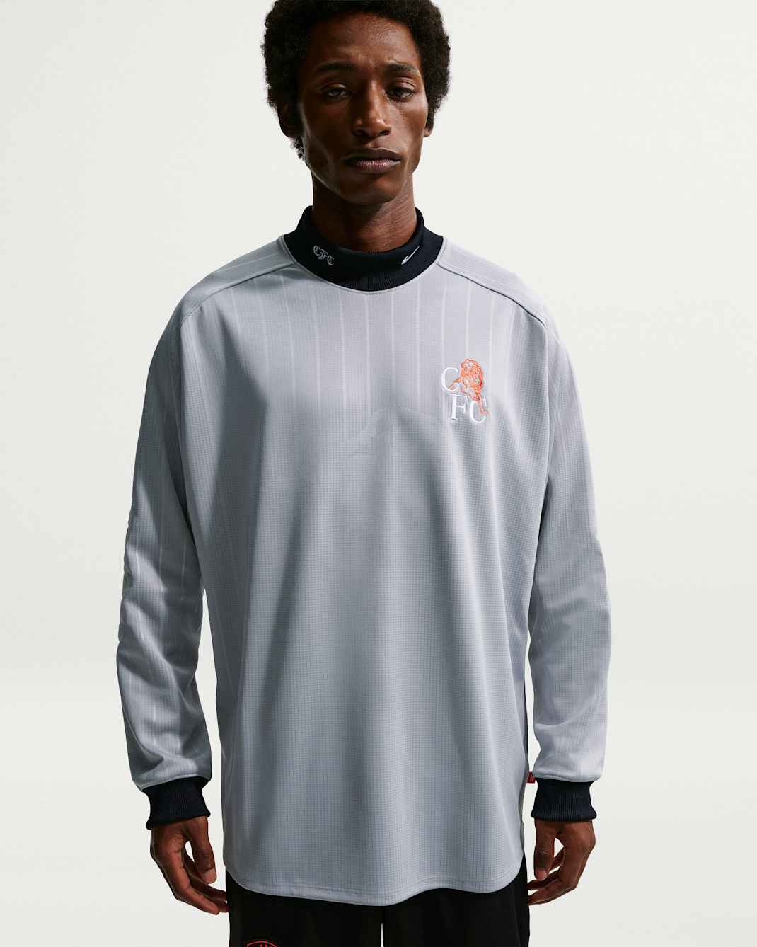 FC Chelsea Authentic Goalkeeper Nike Fußballtrikot (Herren) - Wolf Grey/Turf Orange/Pitch Blue/Weiß