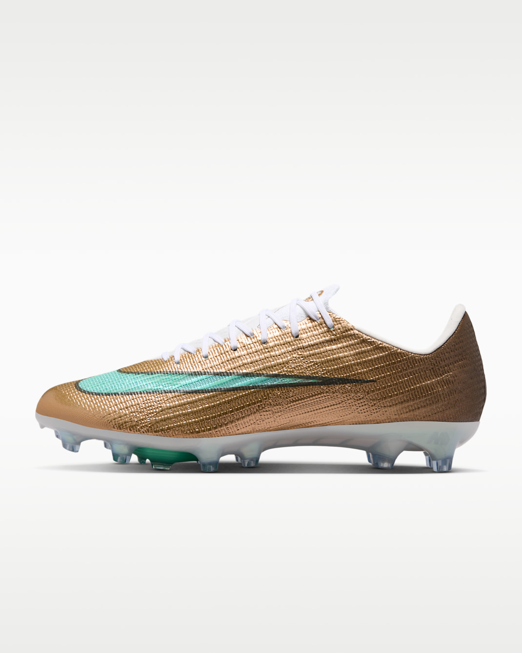 Nike Mercurial Superfly 11 Elite 'Kylian Mbappé' Artificial-Grass Low-Top Football Boots - Metallic Gold/Green Glow